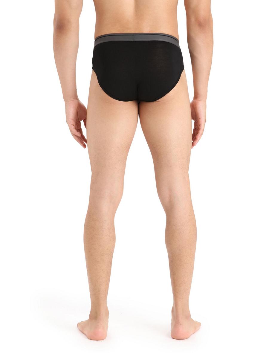 Sous Vêtement Icebreaker Merino Anatomica Briefs Homme Noir | FR 1299JPQJ